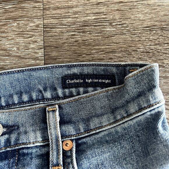 EUC Citizens of Humanity Charlotte High Rise Straight Jeans Taboo Wash Size 27 - Picture 12 of 16